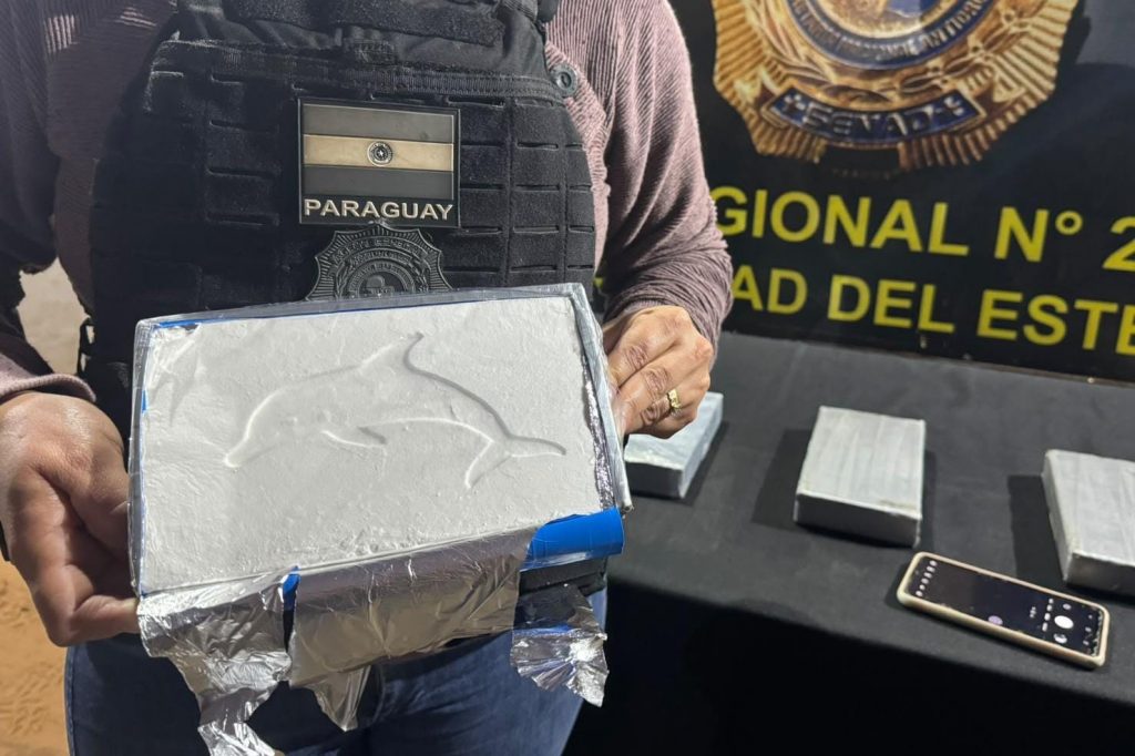 La droga tenía esta marca. Foto: Gentileza