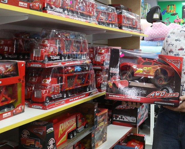Los autitos de Cars están de moda siempre. NÉSTOR SOTO