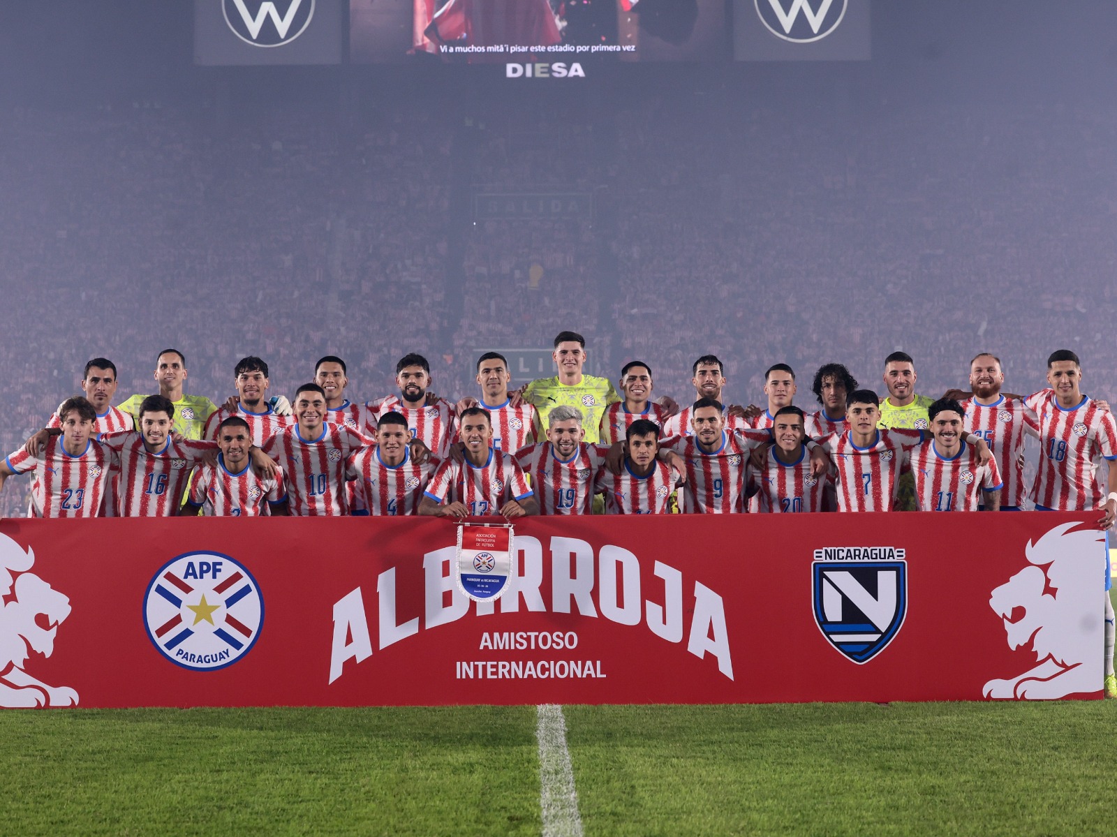 La Albirroja se despidió de su público antes de viajar al Mundial. Foto: Albirroja