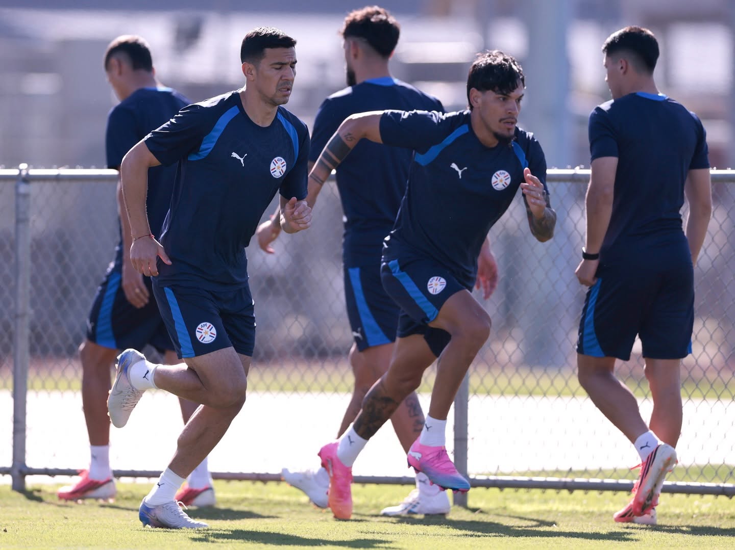 El entrenamiento se desarrolló en el complejo Spartan Soccer de San José. Foto: APF