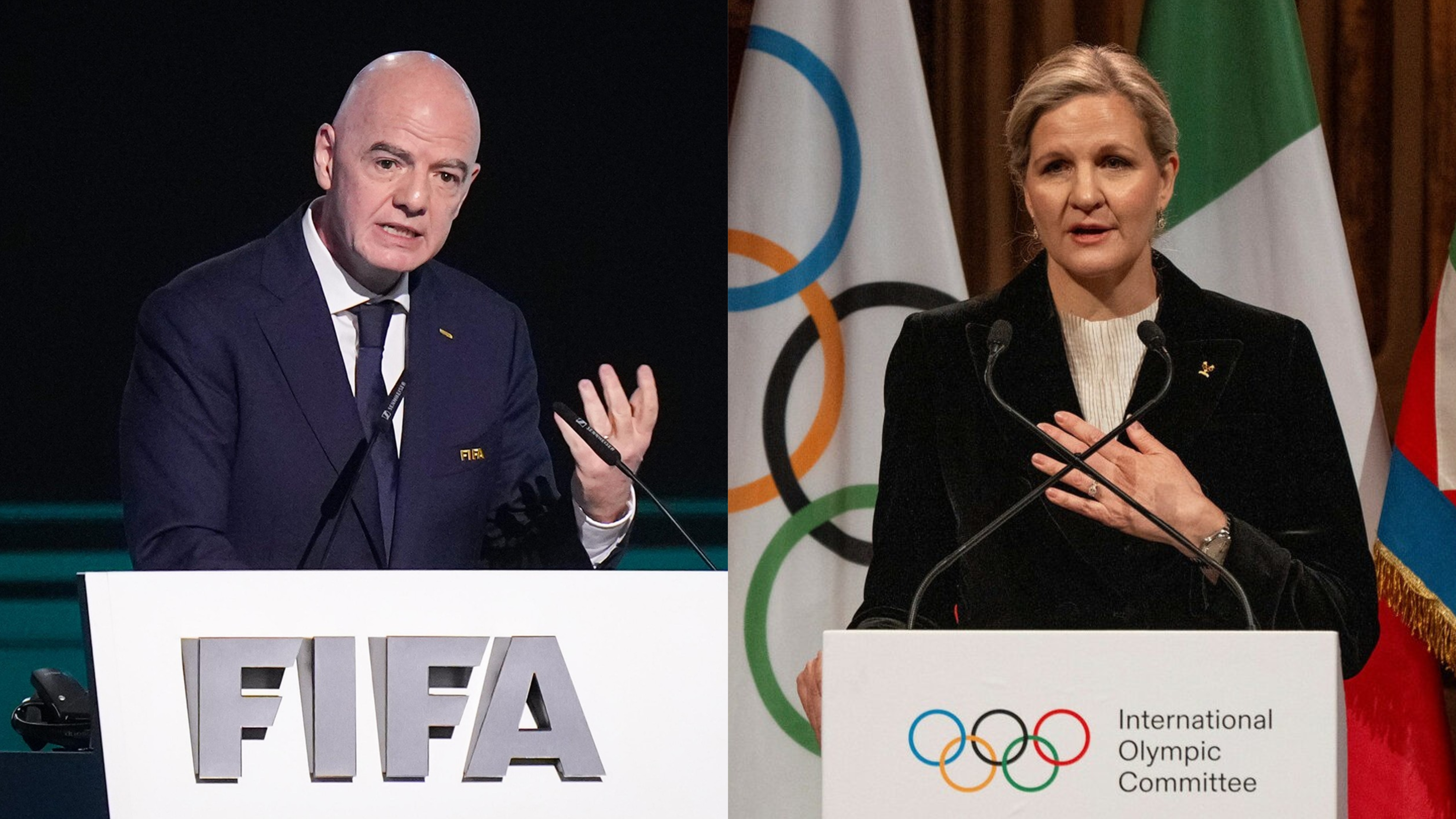 Gianni Infantino (Pdte. FIFA) estaría bajo la lupa de Kirsty Coventry (Pdta. COI).