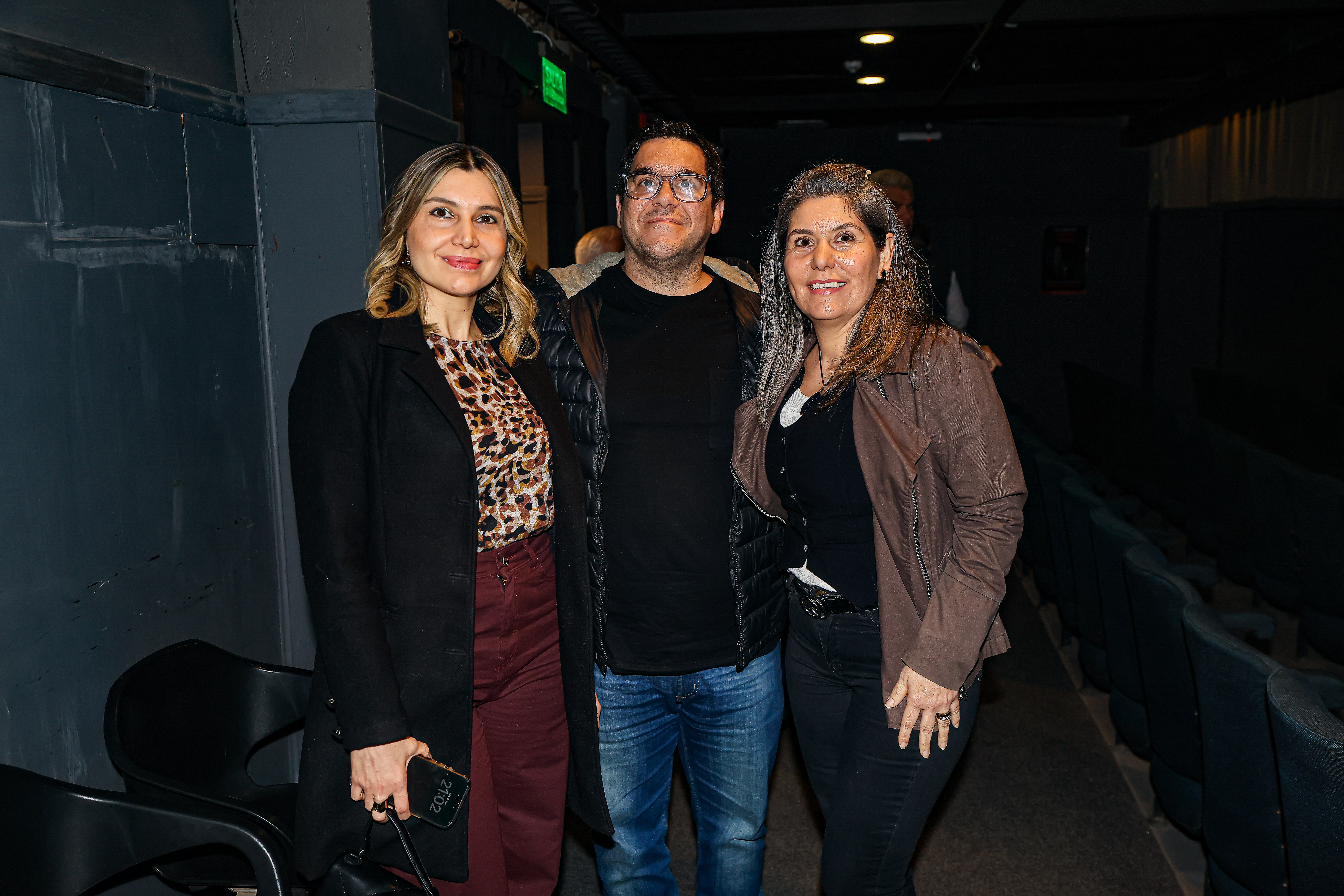 Geraldine Insaurralde, Fernando Rodríguez y Denise Insaurralde.