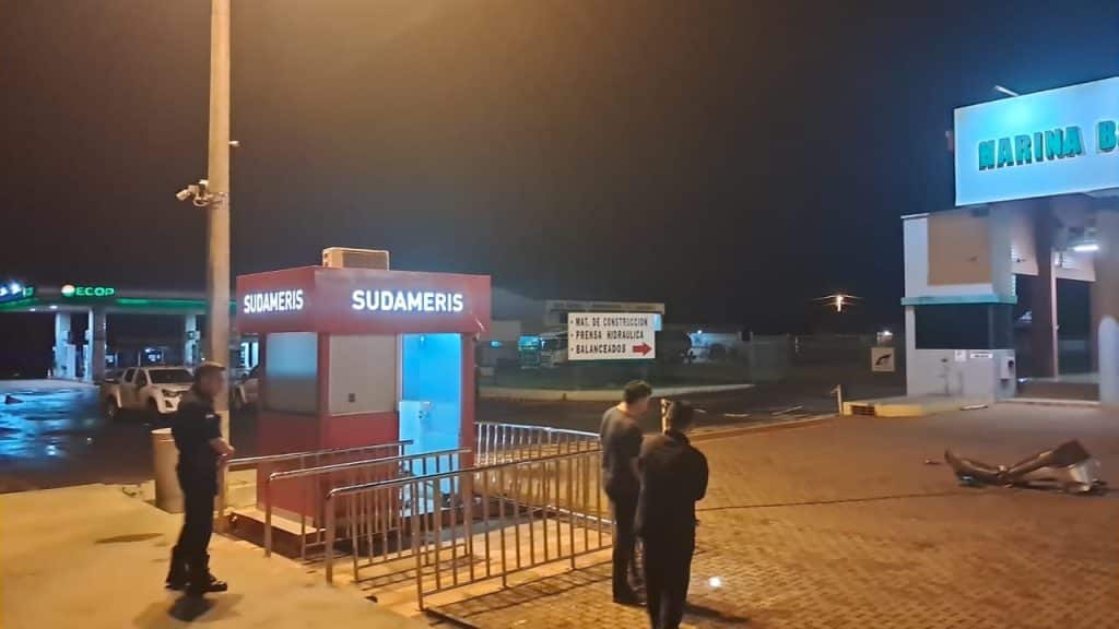 Tras fallar en el intento los malvivientes huyeron sin llevar nada.