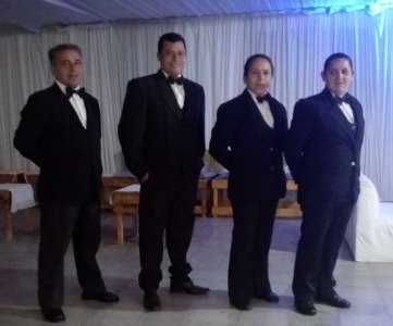 (GENTILEZA) Don Francisco con parte de su equipo.