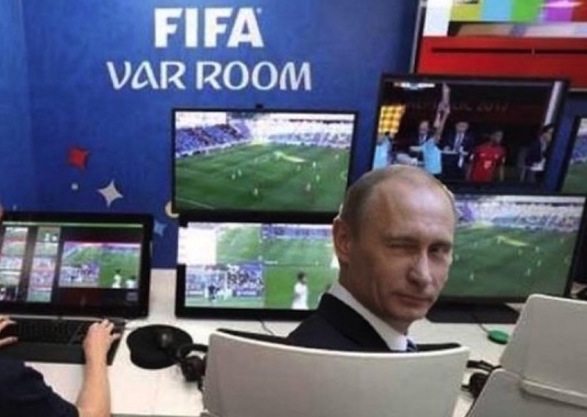 MEME RÍO. El apuntado en los memes fue Vladimir Putin, presi ruso.