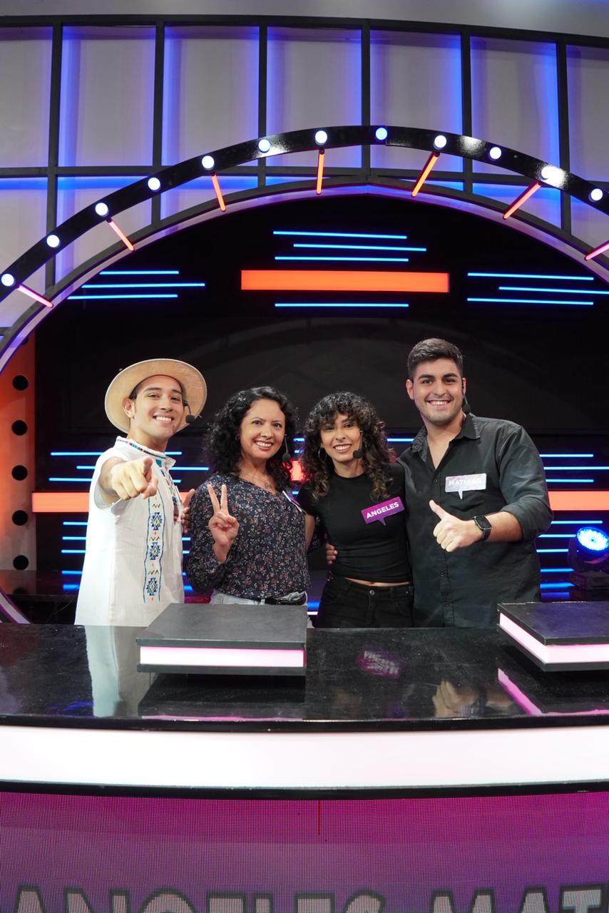 “Team Descontrola2”, integrado por Jericó, Analía, Ángeles y Mathías. Foto: Trece