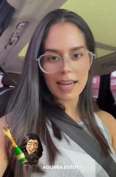Así de aguara se mostró la modelo. (Foto: @fabimartinezoficial)