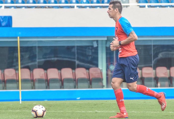 Víctor Cáceres ya está al 100% y disponible para Cerro. Gentileza @CCP1912oficial.