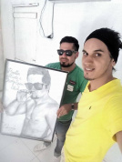 Obras de arte teete hace el valécho dibujante.