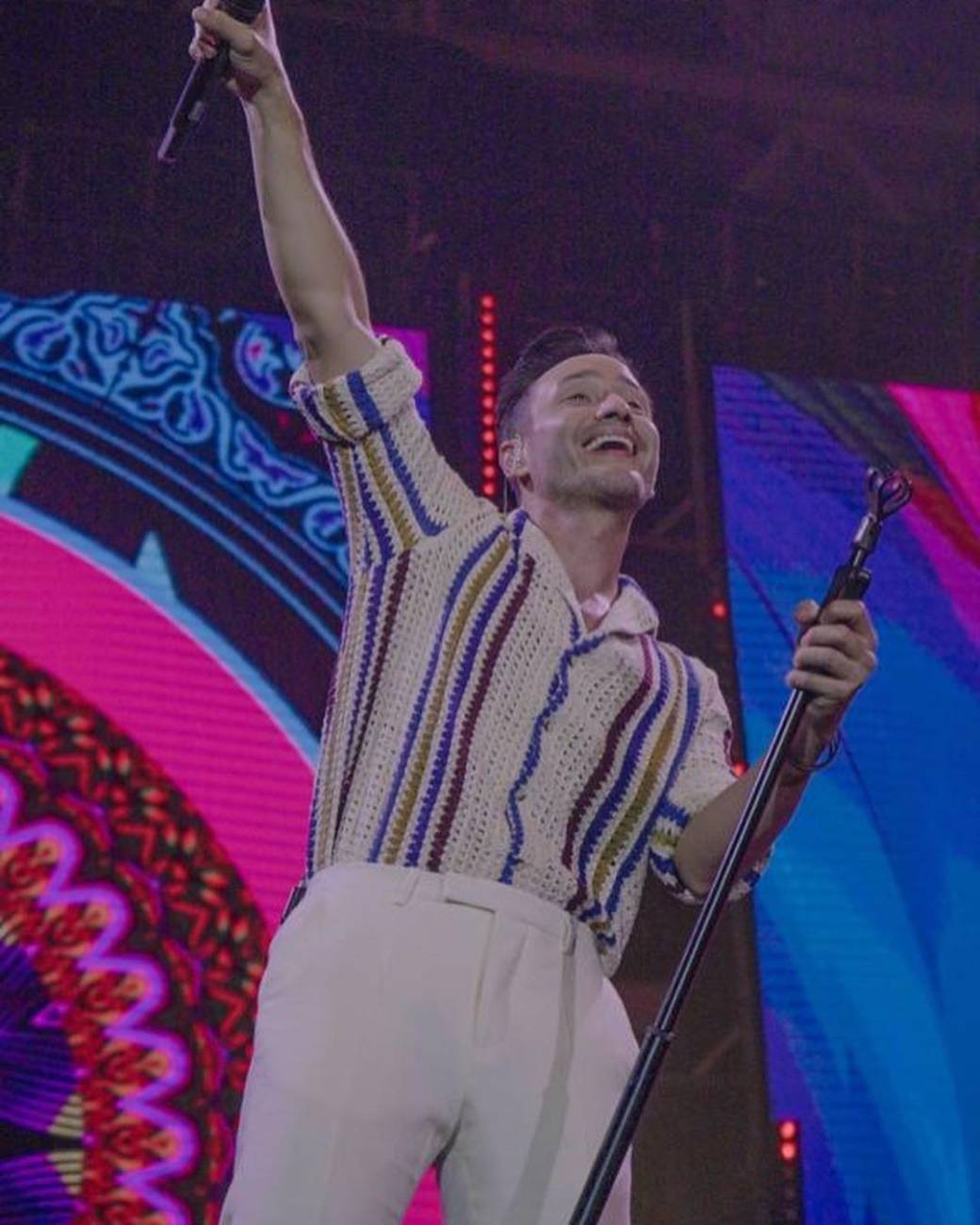 Otro momento del show de Luciano Pereyra anoche en el Arena SND. @lucianopereyra