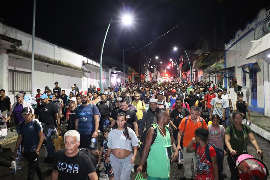 Caravana de migrantes camino a EE.UU. F. Gentileza