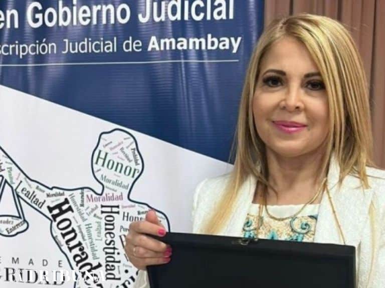 Sadi Estela López Sanabria jueza de Primera Instancia en lo Penal de Amambay.