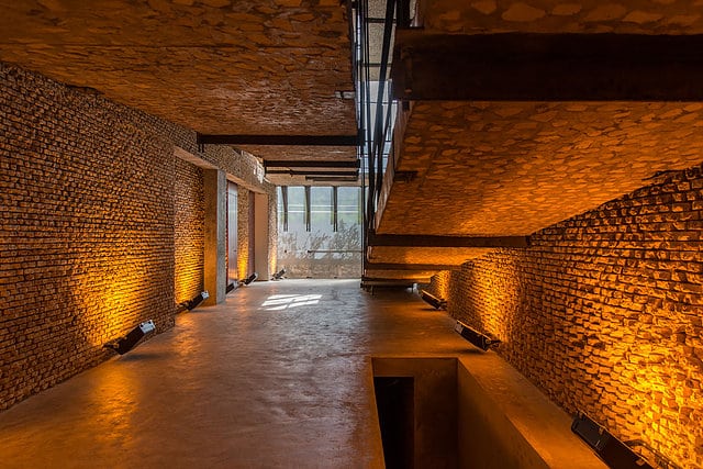Interior del edificio Masónico en Asunción. Foto GLSP