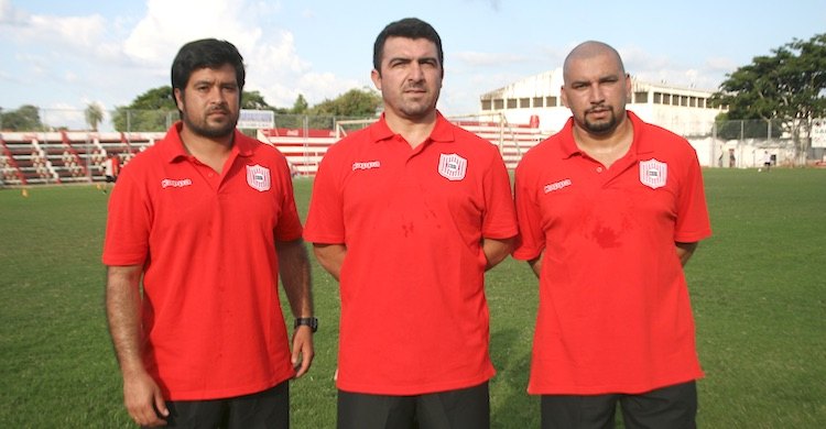 Cuando dirigía al Sportivo San Lorenzo.