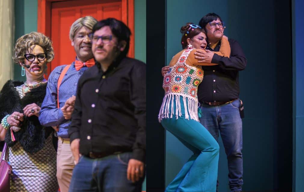 Elenco de "Viudo por error". Foto Gentileza