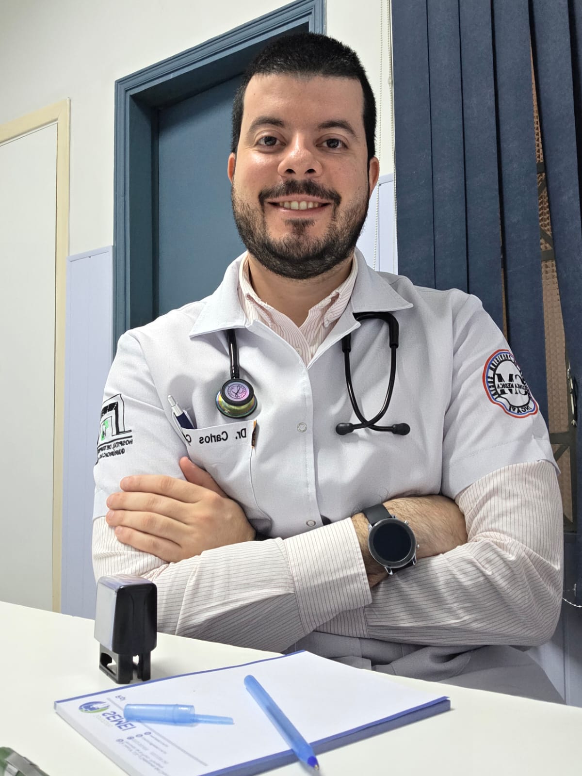 Dr. Carlos Centurión, jefe clínico IPS Ingavi.