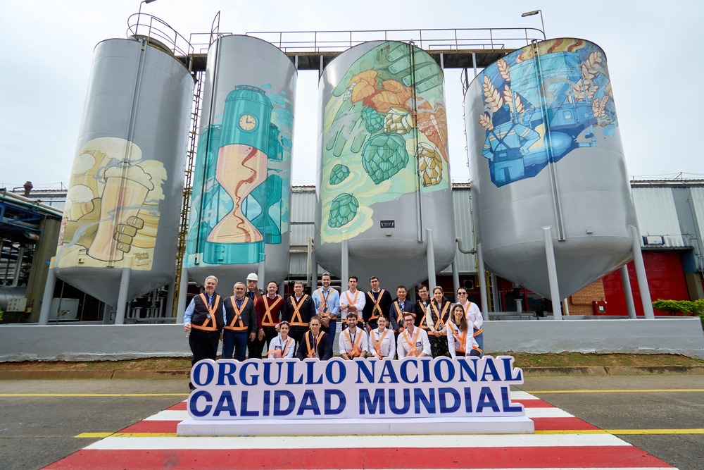Cervepar abrió sus puertas de la Cervecería de Ypané. Foto: gentileza