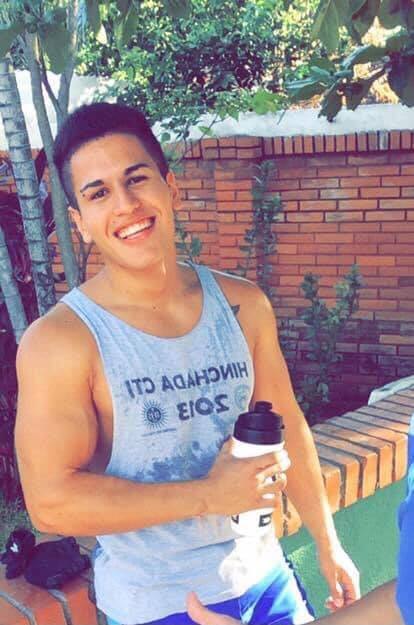 Fabián Marín, joven asesinado.