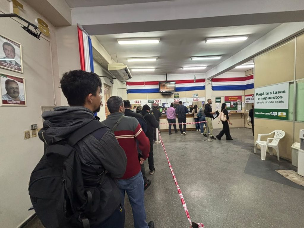 La atención en la municipalidad de Lambaré será hasta las 15 horas de hoy 1 de julio-Foto Gentileza