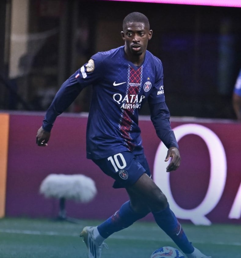 Ousmane Dembélé, candidato al Balón de Oro 2025 y figura del actual campeón de la Champions League: PSG.