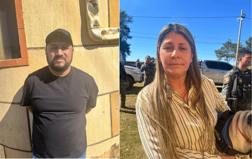 Líderes del esquema de narcotráfico en Paraguay. Foto Gentileza