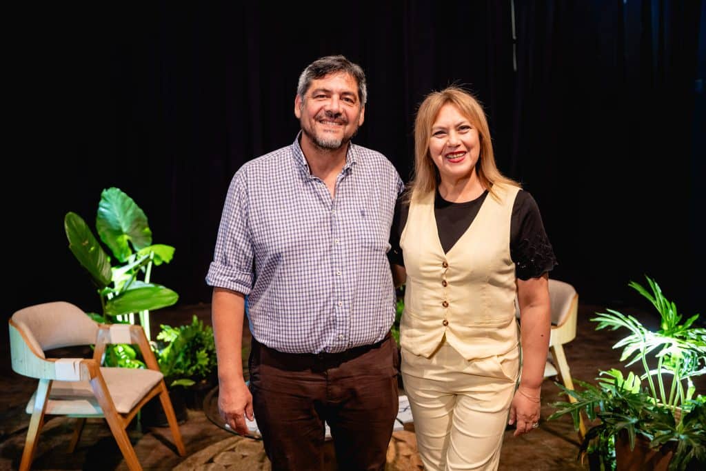 Fabián Ríos y Lourdes Alejandra Olmedo.