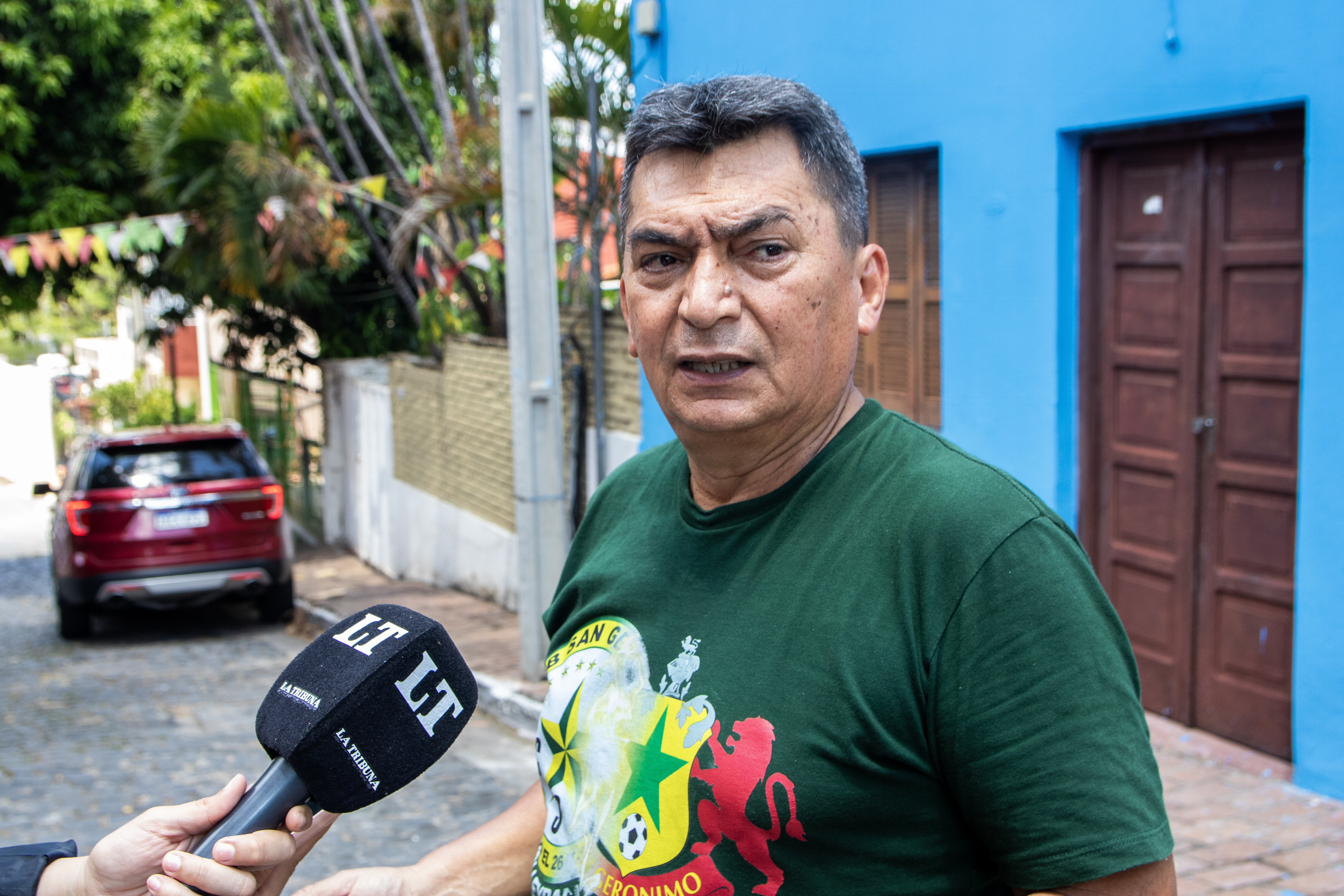Francisco López, presidente del Club San Jerónimo, enfatizó que su barrio merece respeto y preocupación de las autoridades por el bienestar sanitario.
