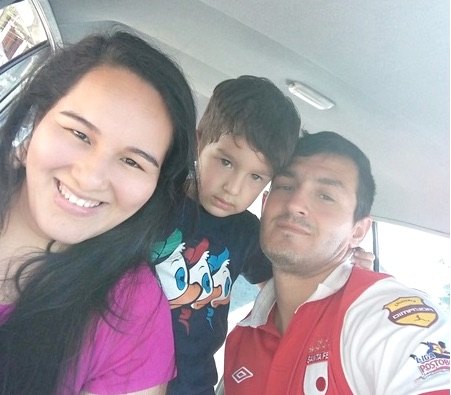 Eulogio está casado y tiene dos hijos, Gael de 4 años y Thias de 2 meses.
