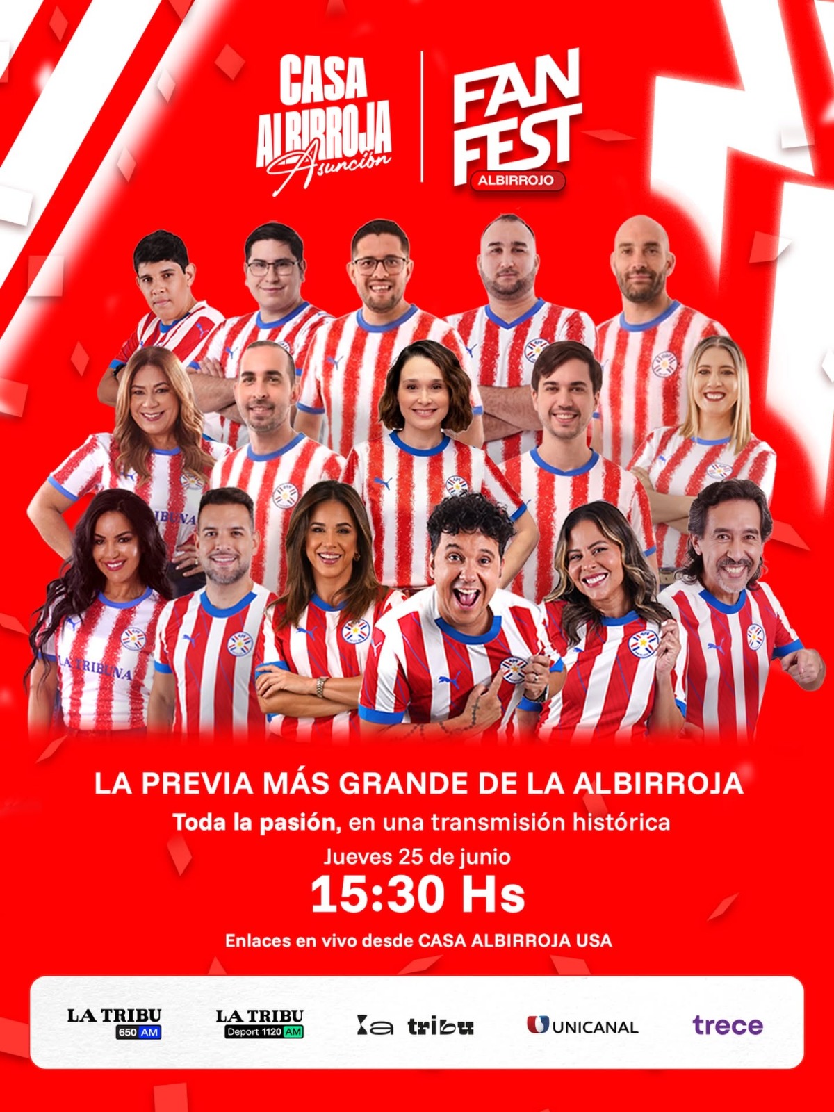 Sumate a la gran previa a las 15:30. Foto: Gentileza