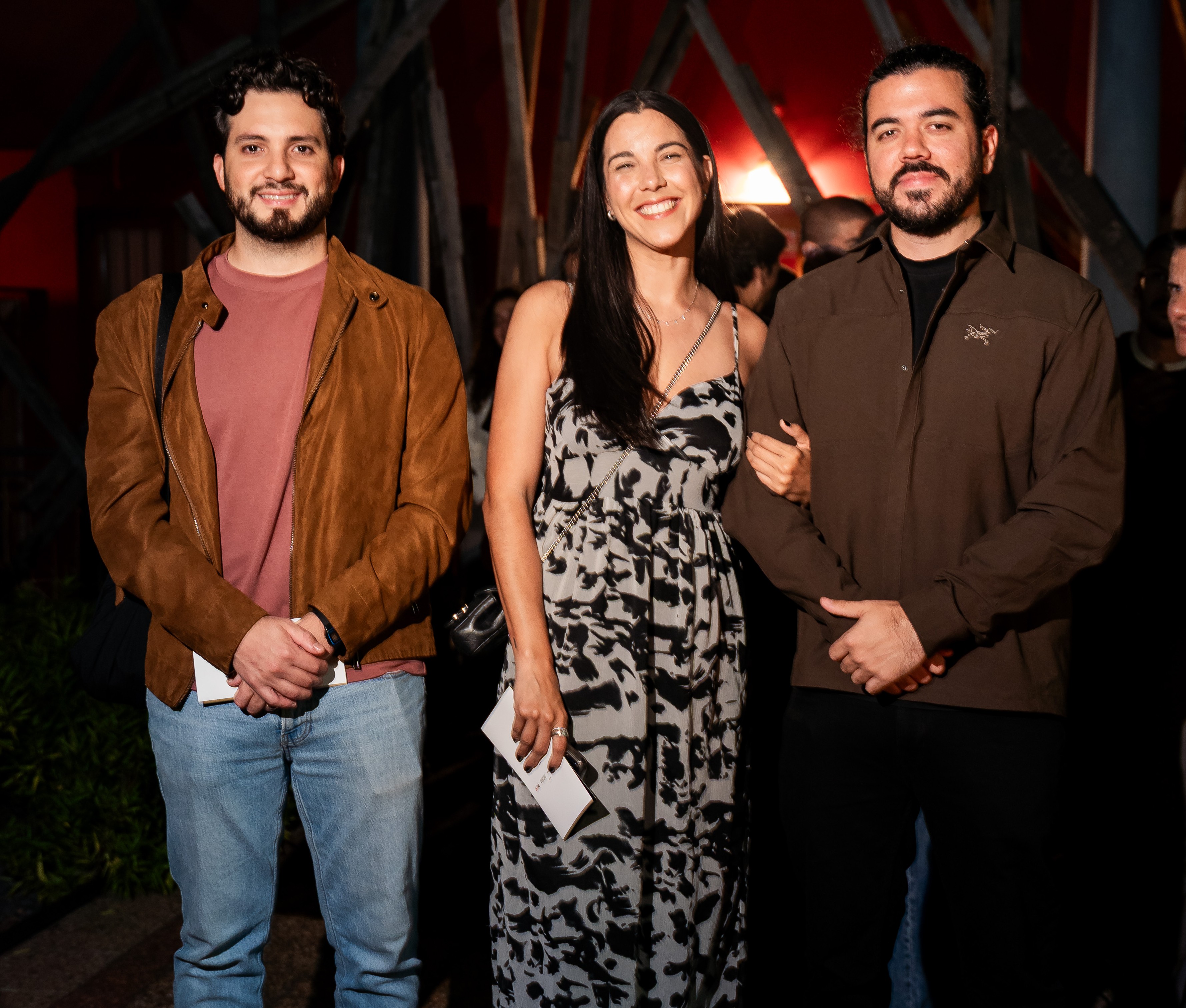 Nelson Argüello, Laura Fioravanti y Matías Maluff.