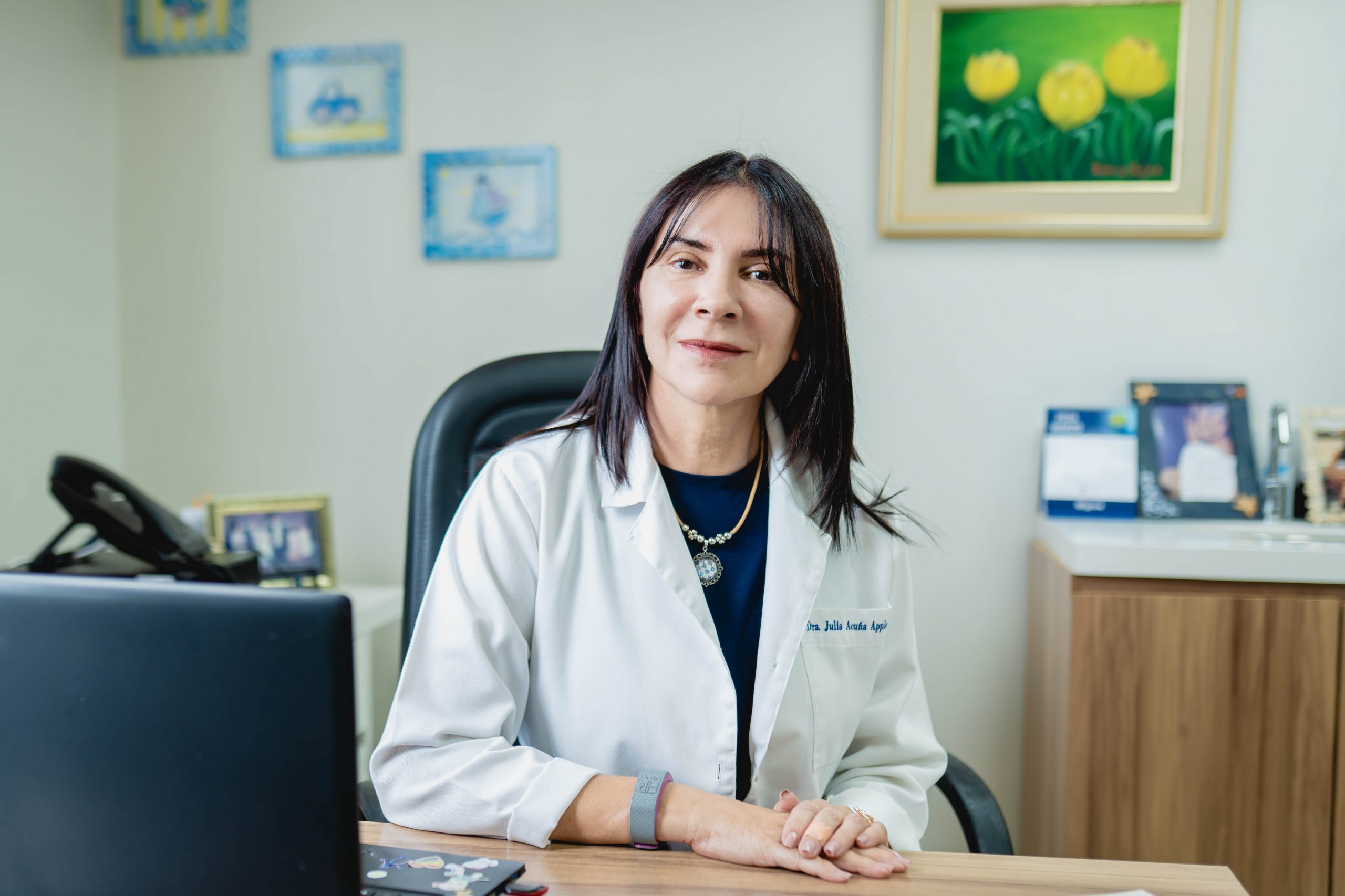 Dra. Julia Acuña, presidenta de la Sociedad Paraguaya de Pediatría. Foto: Gentileza