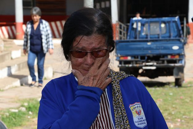 LLANTO. Ña Carmen se puso muy triste al hablar de su hijo.