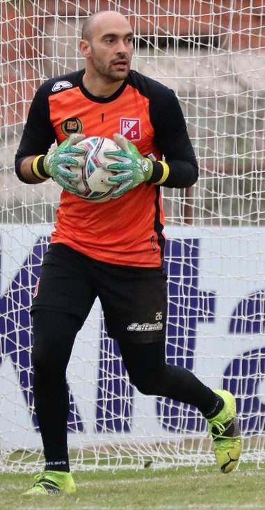 Federico Cristóforo, portero de River Plate, de larga trayectoria en el fútbol uruguayo.GENTILEZA