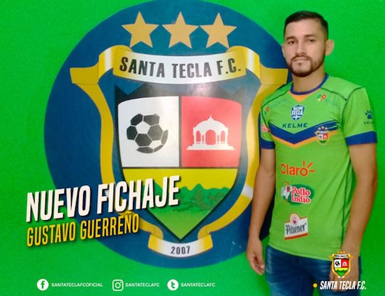 OFICIAL. El Santa Tecla lo presentó al paraguayo goleador.