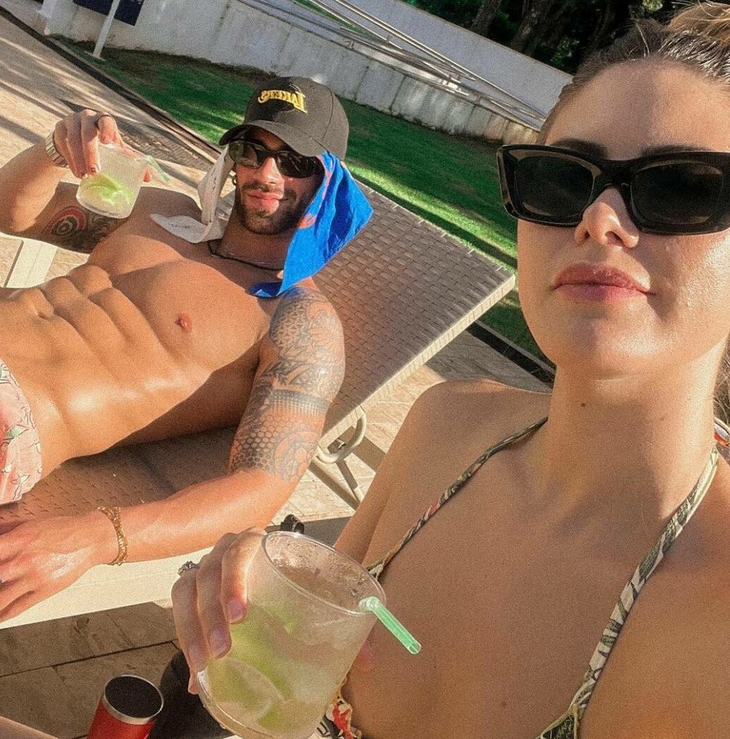 Renato Prono y Alba Riquelme. (Foto: @renatoprono)