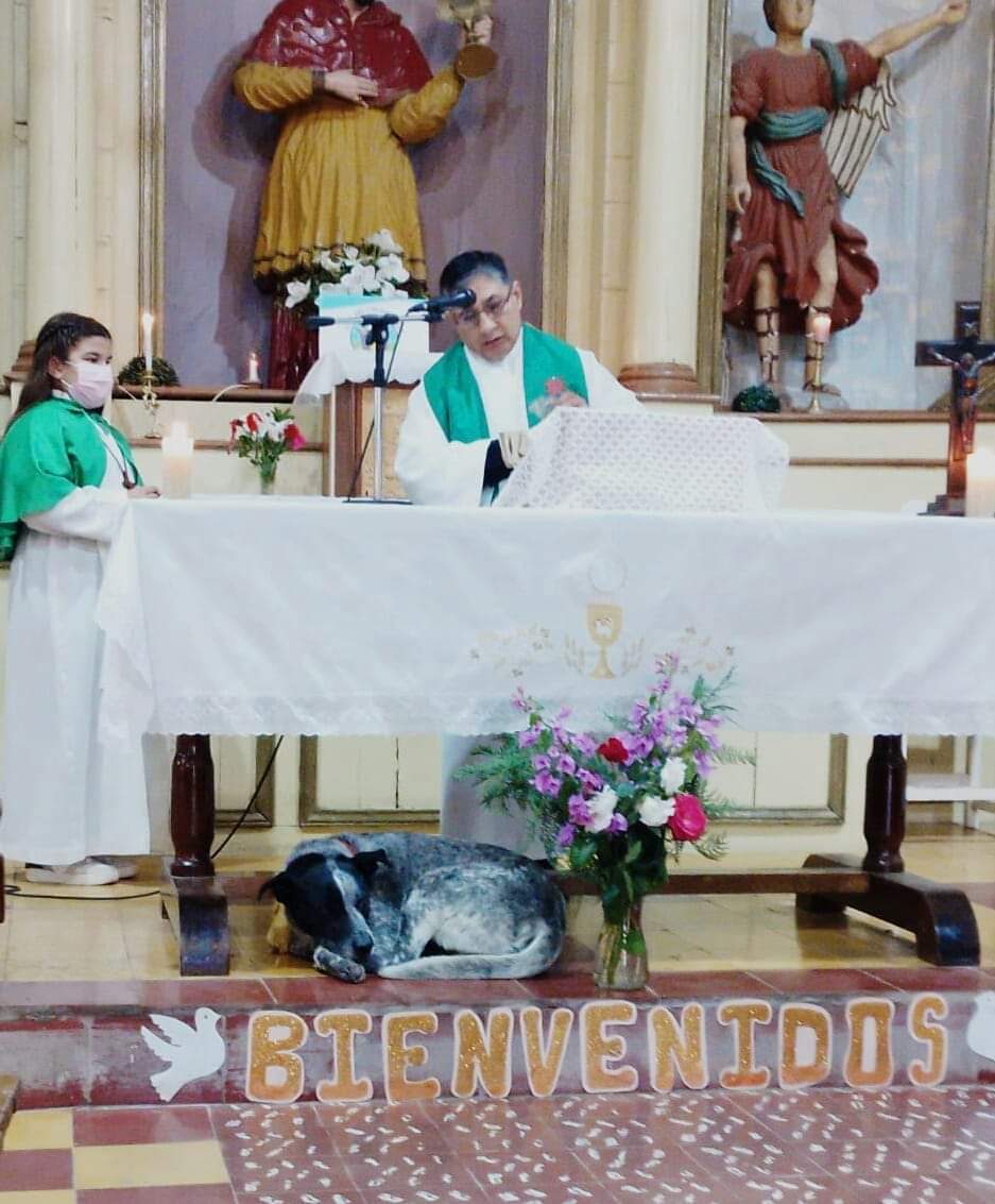 Hasta a la misa asistía Chuco.