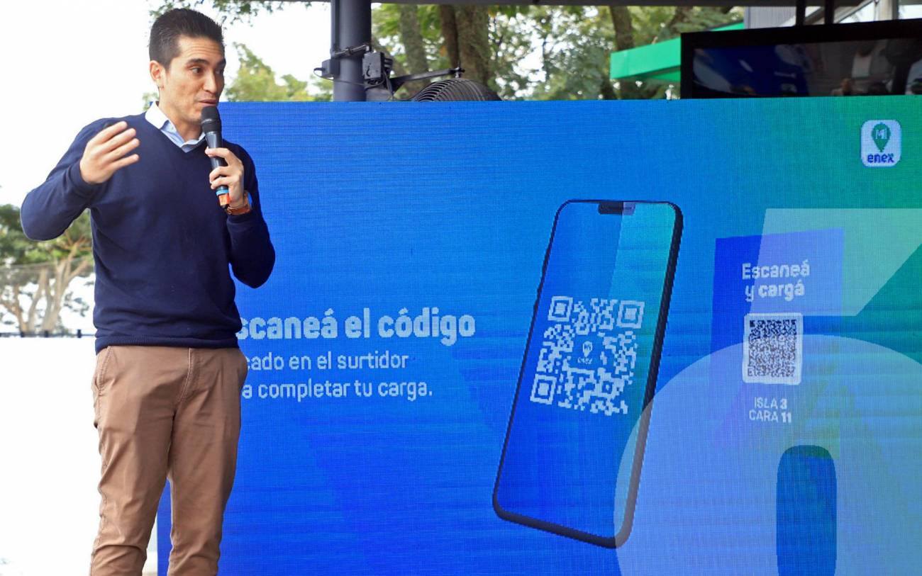 Francisco Barriocanal, Director y Gerente General de Enex Paraguay, habló de los beneficios puretes que tendrá la aplicación.