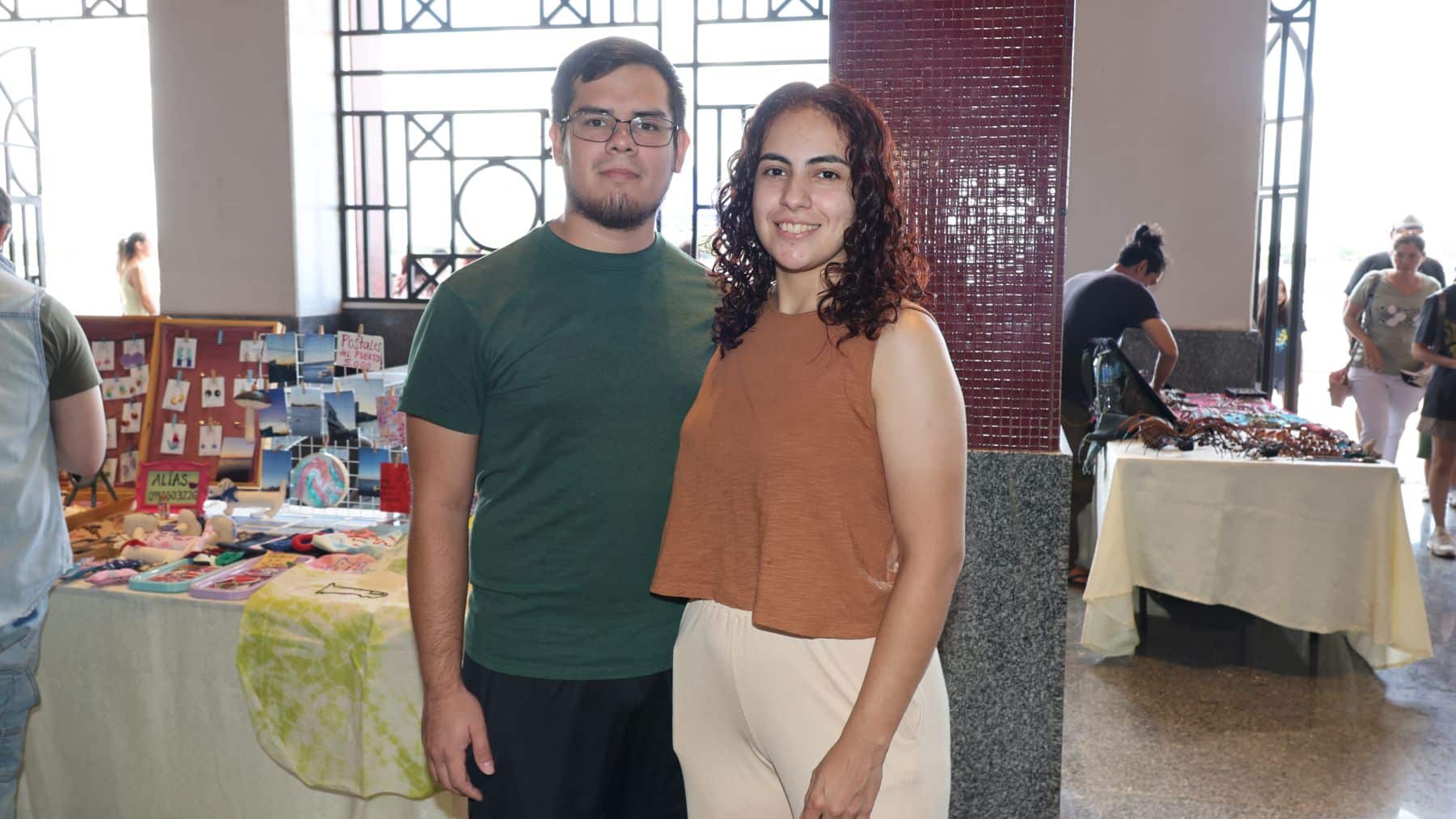 Guillermo Espínola y Andrea Parra.