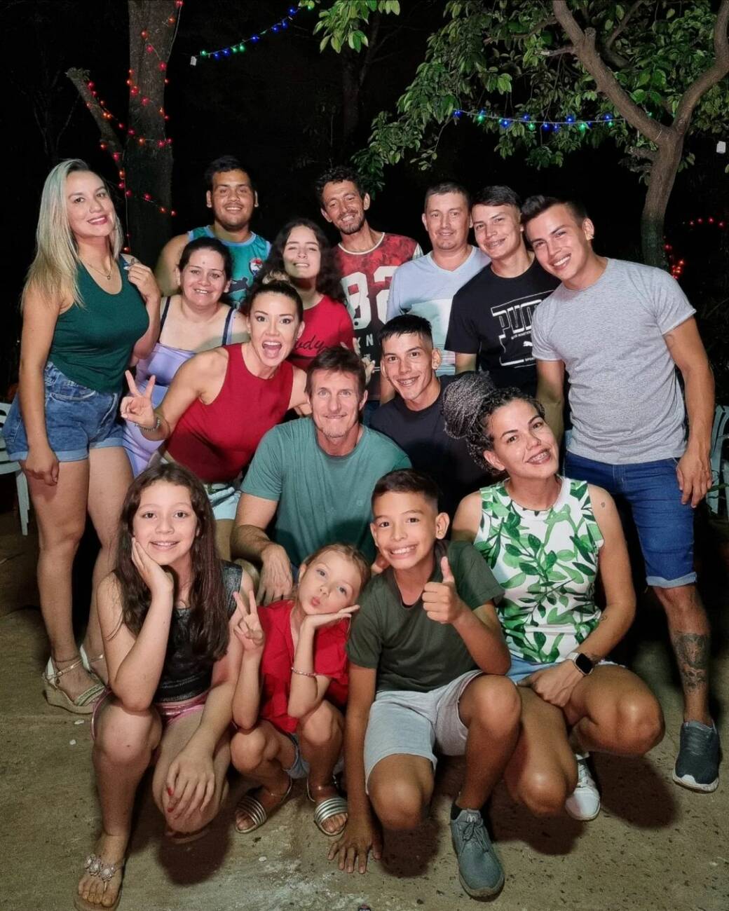 La Navidad de Dallys con su familia, en la casa de su tía, en Remanso. @dallysferreira.