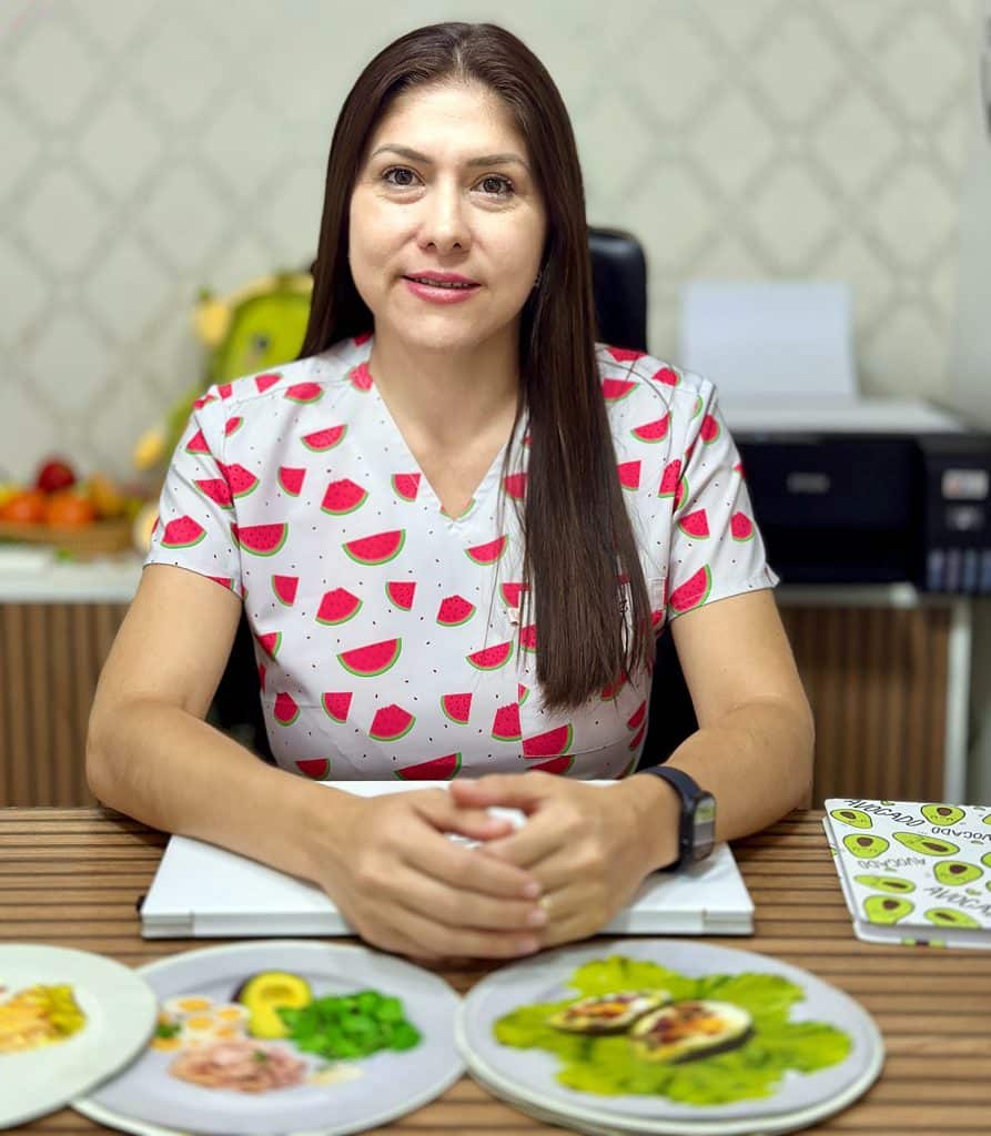 Liz Domínguez, nutricionista.