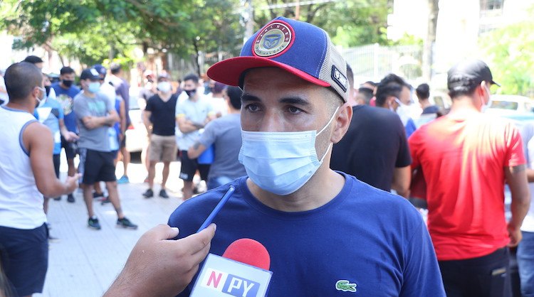 Ernesto “Teto” Cristaldo, uno de los portavoces de los jugadores.