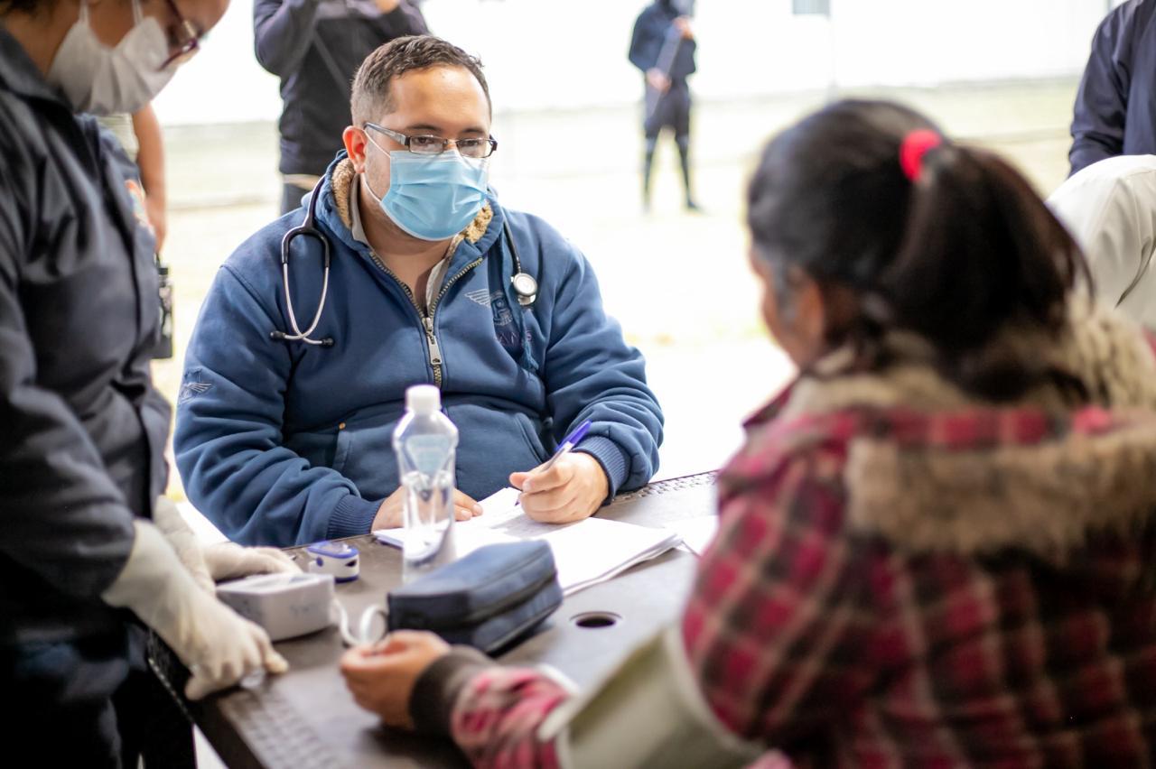 Las reclusas recibieron controles con tecnología de escáner y revisión médica exhaustiva. Foto: