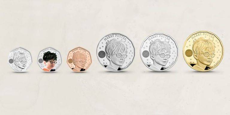 Así lucen las monedas de Harry Potter en el Reino Unido. (FOTO: fotogramas.es)