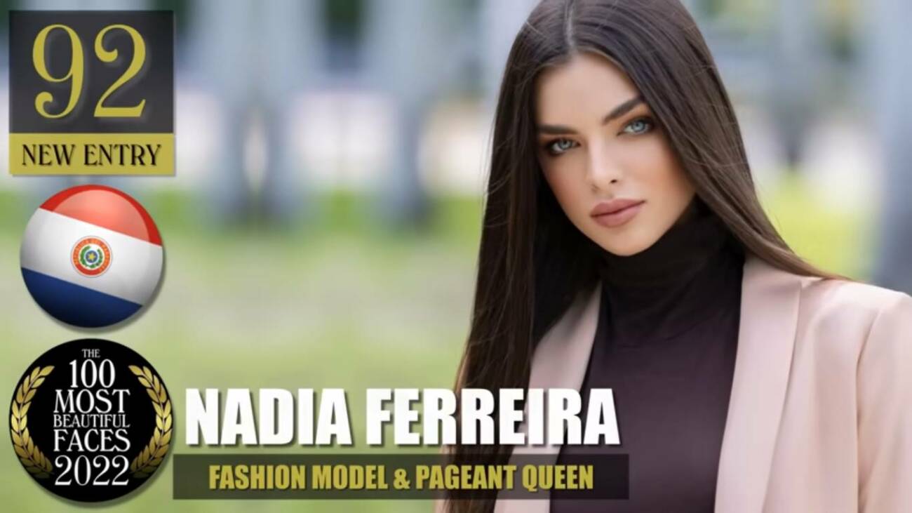 La Vicerreina Universal, Nadia Ferreira, figura en el puesto 92. (Foto: @tccandler)