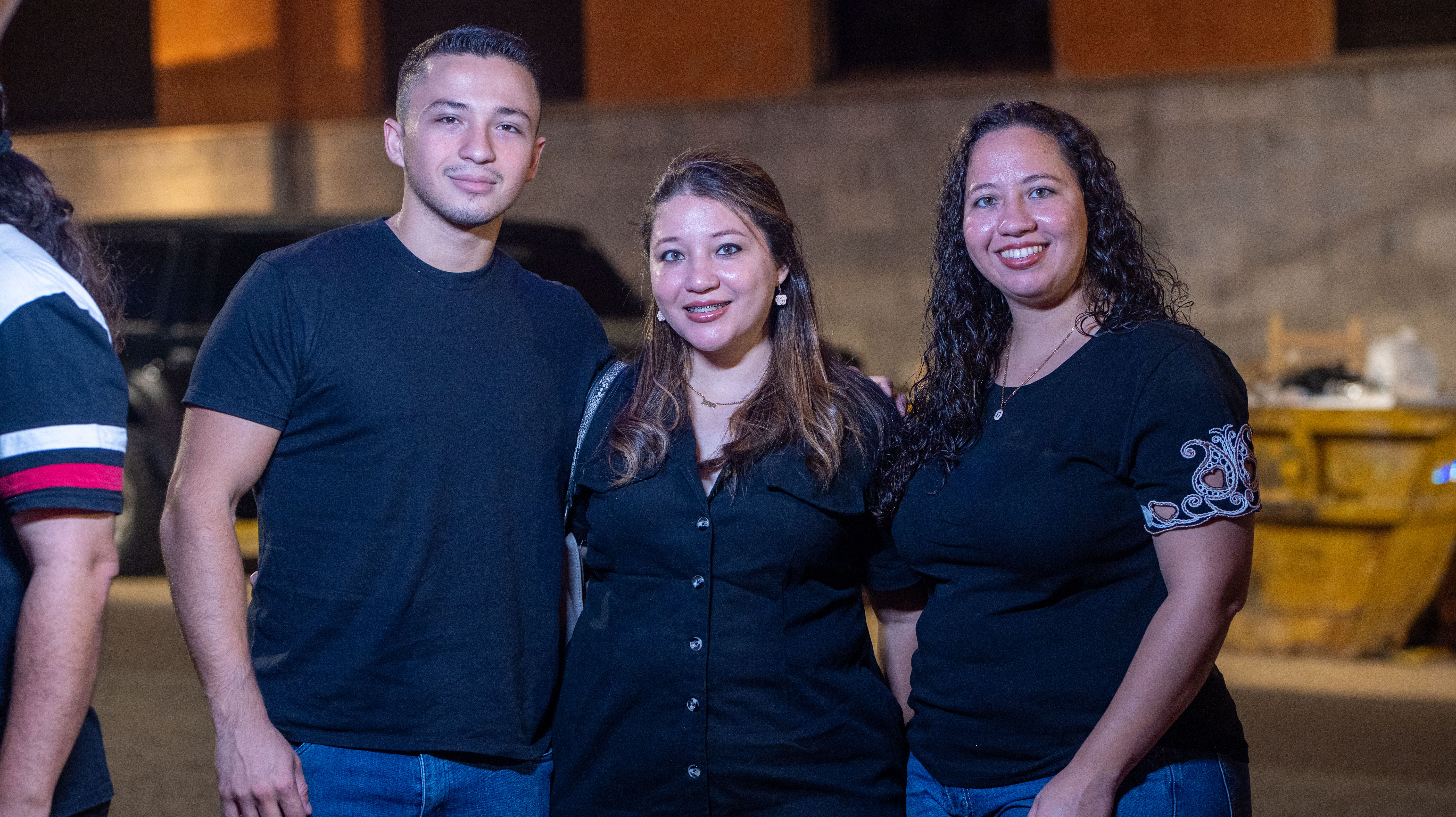 David Duré, Deisy Duré y Giselle Duré.