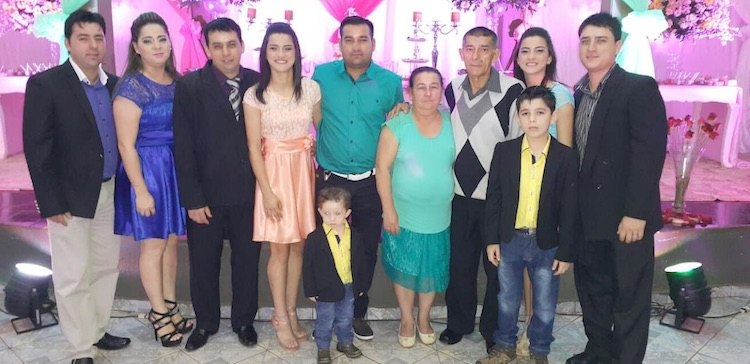 Las cracks guaraní y sus queridos familiares.