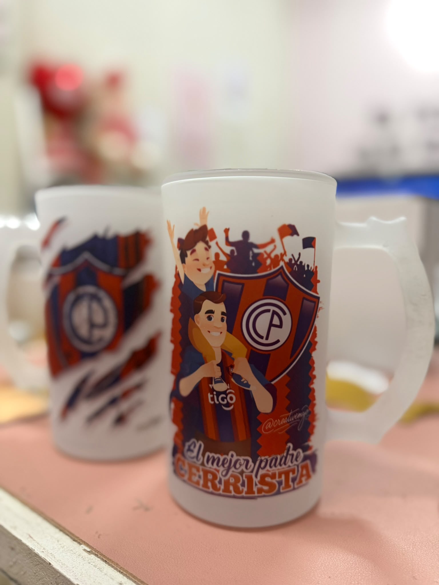 Las tazas personalizadas son el boom.