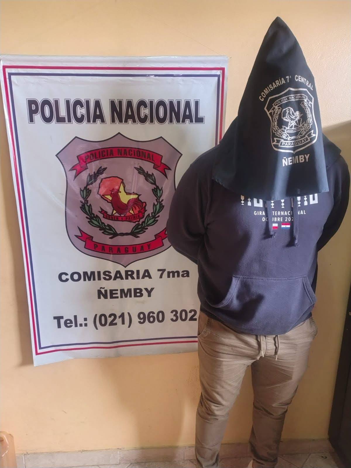 Detienen al exfutbolista “Torito” Bogado por incumplimiento alimentario. Foto: gentileza
