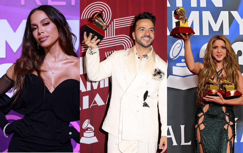 Anitta, Luis Fonsi y Shakira