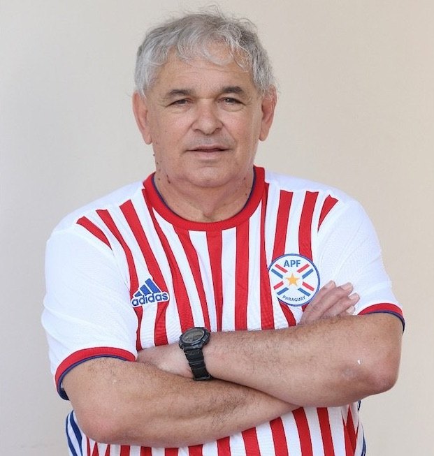 Aldo Florentín, con la albirroja puesta, se va a la cancha hoy comentó.